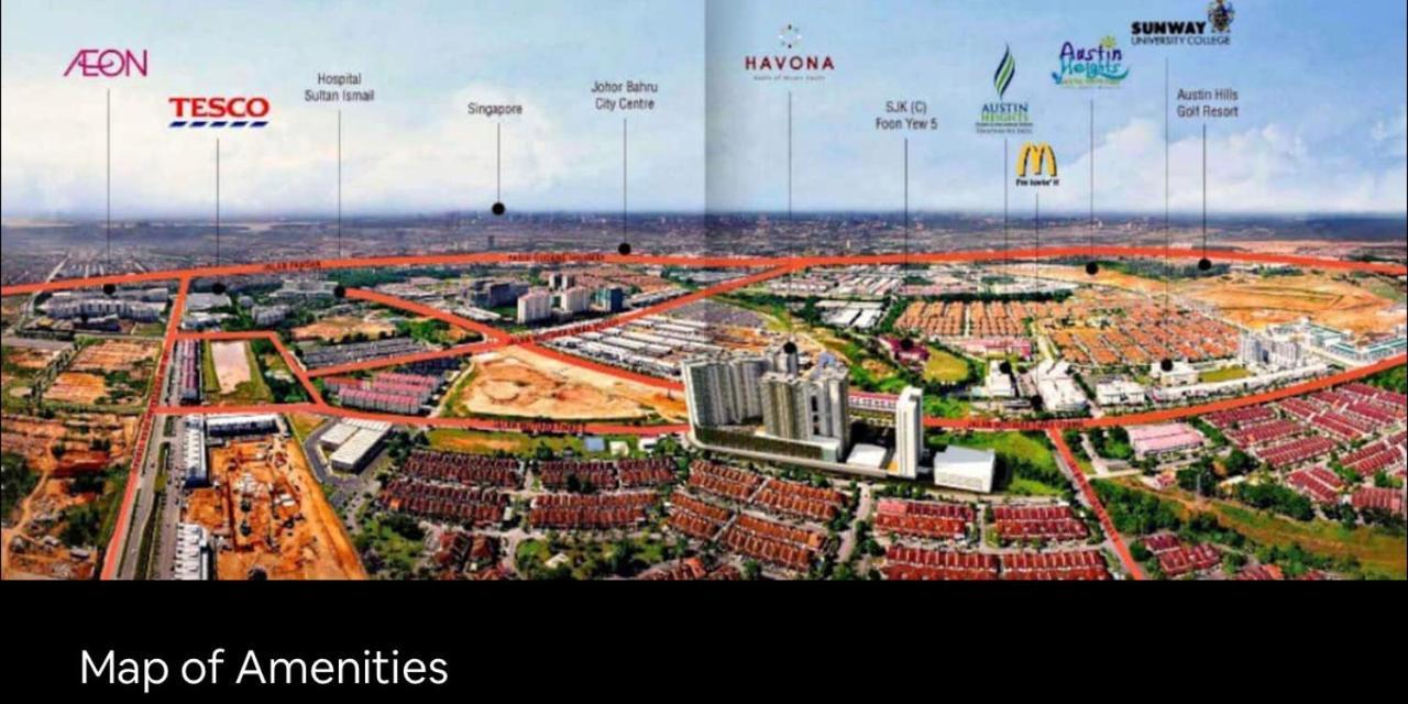 3Br Mount Austin @Midori Green Johor Bahru Kültér fotó